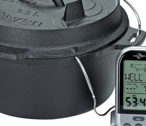Küchenprofi BBQ Dutch Oven Gusseisen 3,5L