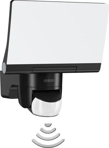 Steinel LED-Strahler XLED Home 2 S Schwarz - Flutlicht mit 180° Bewegungsmelder, 1550 lm Helligkeit, energieeffizient und langlebig mit 50.000 h LED-Lebensdauer