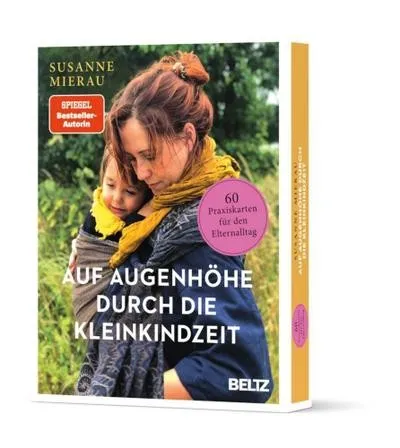 Auf Augenhöhe durch die Kleinkindzeit: 60 Praxiskarten für den Elternalltag - Praktische Karten für den Alltag mit Kleinkindern, die wertvolle Tipps und kreative Ideen bieten, um die Entwicklung spielerisch zu fördern.