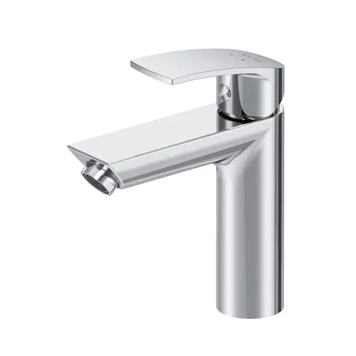 AM.PM Play Einhebel-Waschtischarmatur Chrom, 147mm Höhe für Waschbecken