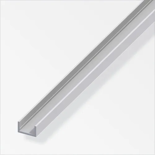 Produktbild alfer U-Profil 10 x 11 x 2000 mm ?silber Profil Aluminiumprofil U Schiene