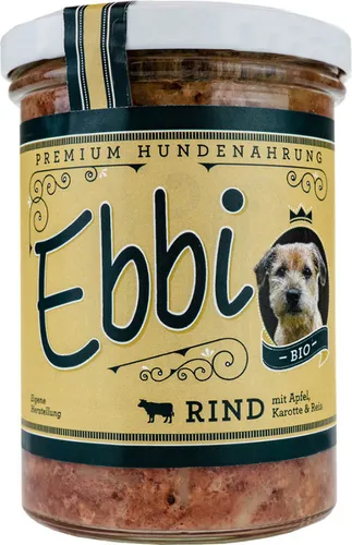 Produktbild Ebbi Hundenassfutter im Glas