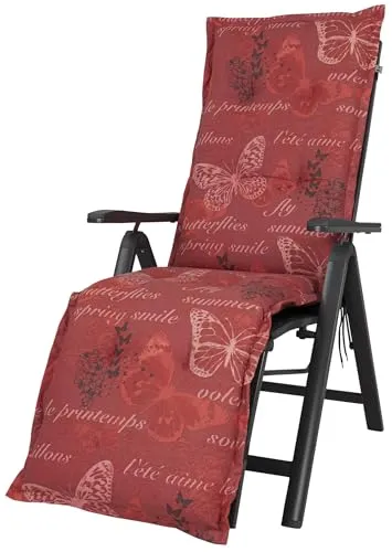 Kettler Polen KETTtex 2386 Auflage Relaxliege Bali mit Schmetterlingen