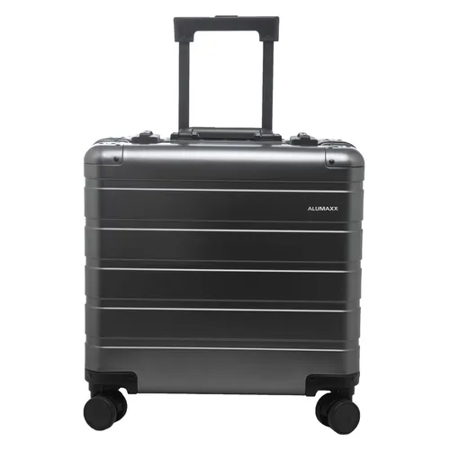 Alumaxx Business-Trolley Gravity 45194 - Eleganter Handgepäck Koffer aus Aluminium, 31 Liter, mit TSA-Schloss für Sicherheit und vier drehbaren Rollen für müheloses Reisen.