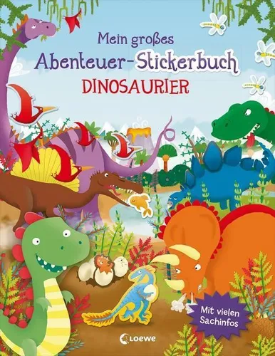 Mein großes Abenteuer-Stickerbuch - Dinosaurier Joshua George