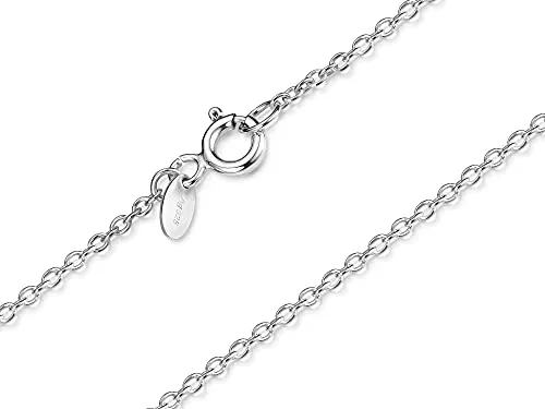 Erbskette, Silberkette - 1,3mm Breite - Länge 60cm - echt 925 Silber