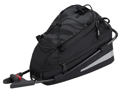 VAUDE Off Road Bag S - Fahrradtasche für Rennrad und MTB, robust mit 4+2l Volumen, inkl. Klickfix-Befestigungssystem, reflektierenden Elementen und Regenhülle für sicheren Transport.