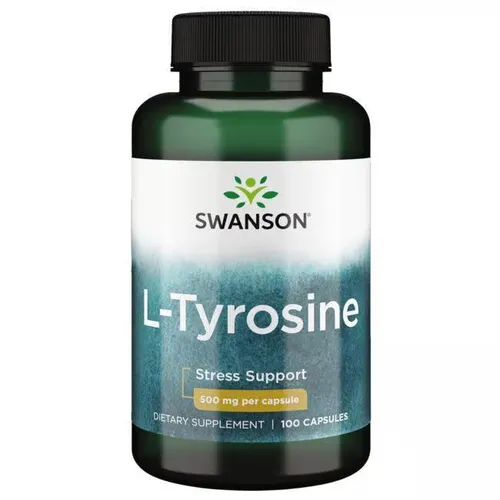 Produktbild L-Tyrosin 500 mg 100 Kapseln Swanson Health Products