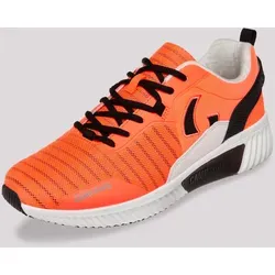 CAMP DAVID Herren Sneaker, Gr. 41, orange - Leichte Sneaker mit sportiver Mesh-Struktur und stabilisierender TPU-Verstärkung. Komfortables Wechselfußbett und farbige Gummiaußensohle für optimale Dämpfung. Ideal für den casual Look.