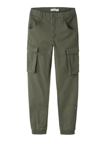 NAME IT Jungen Nkmryan Cargo R TWI Pant 2222-Ba Noos Hose in grün von NAME IT
