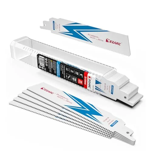 EZARC Säbelsägeblätter R626PM+ Geeignet für Heavy-Metal Schneiden 150mm 14TPI 25tlg