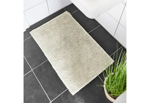 Andiamo Badematte Florida, Höhe 23 mm, rutschhemmend beschichtet, fußbodenheizungsgeeignet, schnell trocknend, Polyester, rechteckig, Uni Farben, besonders weich, auch als 2er Set erhältlich