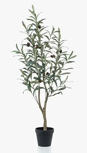 Künstlicher Olivenbaum Clayton 90cm mit Früchten