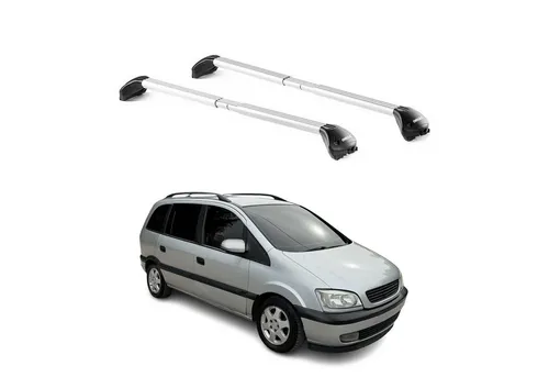 OMAC Dachträger für Opel Zafira A (1999-2005) - Leichtgewichtiger Aluminium Grundträger - Dachgepäckträger aus hochwertigem Aluminium, wasserbeständig und abnehmbar. Ideal für Fahrrad-, Ski- und Kajakträger. Perfekt für alle Abenteuer!