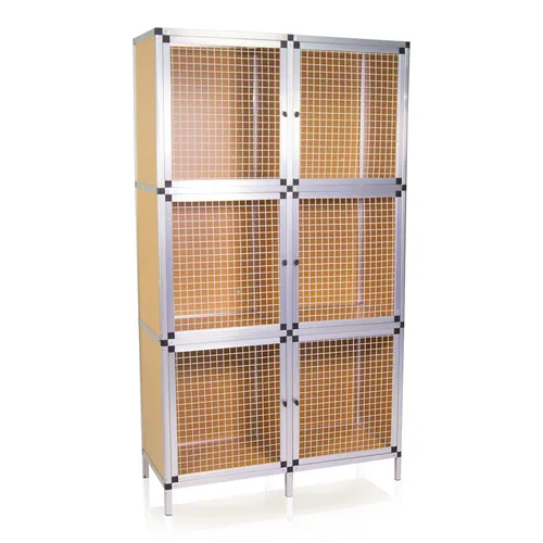 Hochwertiger Hasenstall mit 6 Boxen für Kleintiere