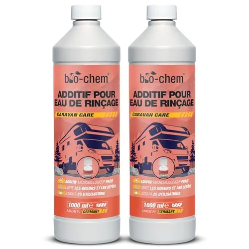 bio-chem Spülwasser-Zusatz 2x1L – Effektiver Rinse-Reiniger für Toilettentanks