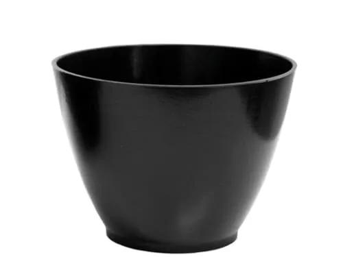 Toolland Gipsbecher, Kunststoff, rund, schwarz, 0.75 Liter