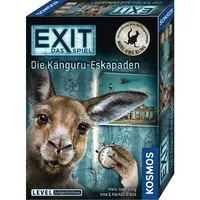 KOSMOS 695071 EXIT - Das Känguru-Eskapaden Escape Room Spiel für Fortgeschrittene, spannendes Abenteuer für 1-4 Spieler ab 12 Jahren mit kostenloser KOSMOS Erklär-App