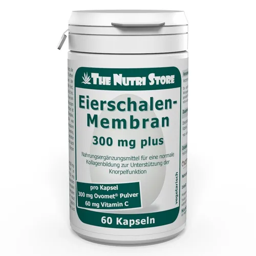 Eierschalenmembran 300 mg plus Kapseln 60 Stk. für eine normale Kollagenbildung