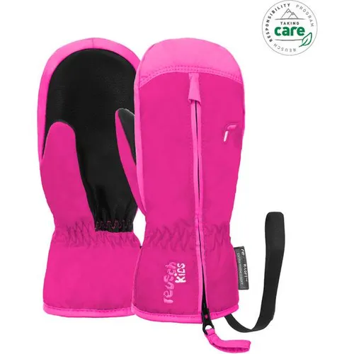 REUSCH Kinder Handschuhe Reusch Ben Mitten - Skihandschuhe für Babys mit R-LOFT Isolation, extrawarm und praktisch dank langem Reißverschluss und Babyleashes, ideal für Schneevergnügen!