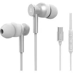 alkaya. In Ear Kopfhörer Kompatibel mit Samsung, Xiaomi, Sony, Google, Huawei, Kopfhörer mit Kabel - Weiss - Schwarz