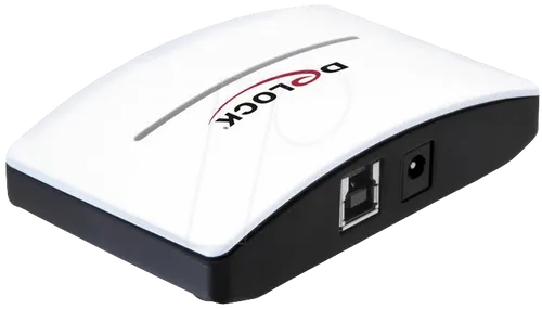 DELOCK 61762 - USB 3.0 4-Port Hub mit Netzteil - USB-Hub mit 4 USB 3.0 Ports für schnelle Datenübertragungen bis zu 5 Gbps. Ideal zum Anschluss mehrerer Geräte an PC oder Notebook, inklusive externem Netzteil für optimale Leistung.