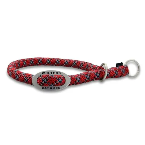 Wolters Schlupfhalsband Everest reflektierend, Farbe:rot/schwarz, Größe:30 cm x 9 mm