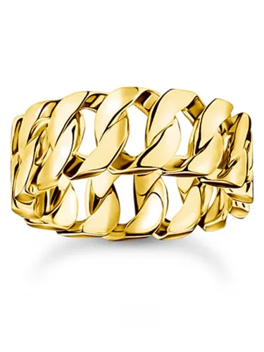 THOMAS SABO Breiter Kettenglieder-Ring in gold von THOMAS SABO