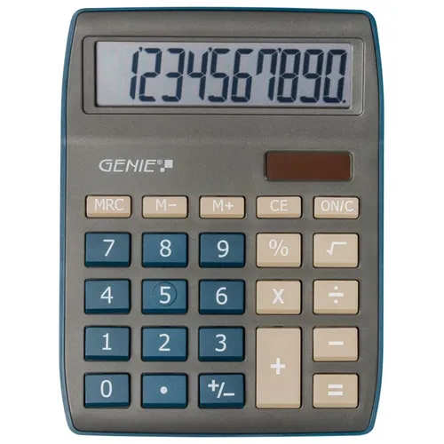 Genie Tischrechner 840DB dunkelblau 10-stellig