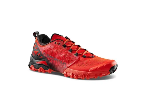 La Sportiva Trail-Laufschuhe Bushido II GTX (wasserdicht) rot Herren - Laufschuhe für anspruchsvolle Trailrunner, mit atmungsaktiver GORE-TEX-Membran für wasserdichten Komfort und optimaler Trittsicherheit auf jedem Terrain.