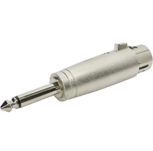 keepdrum ADP11 XLR Female - 6,3mm Klinke Stecker männlich Adapter