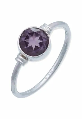 Ring 925 Silber Amethyst lila Stein Edelstein echt Silber Damen Sterling Silber Geschenk