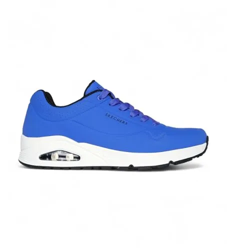 Skechers Sneaker Uno - Stand On Air in Blau, Größe 44 - Sneaker für Herren in Größe 44, mit einzigartiger Stand-On-Air-Technologie für optimalen Komfort und Dämpfung. Ideal für den Alltag oder Freizeitaktivitäten.