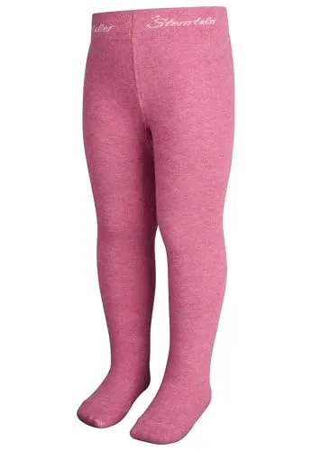 Sterntaler Strumpfhose uni - Baby und Kinder Strumpfhose mit hohem Baumwollanteil (90%) - hautsympathisch - bequeme Passform - pflegeleicht -Babykleidung ab Geburt - Größe 92, Farbe pink melange