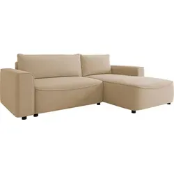 MIRJAN24 Ecksofa Beliza – Stilvolles L-Form Sofa mit Schlaffunktion und Bettkasten - Ecksofa Beliza, Maße: 255x175 cm, bietet eine großzügige Schlaffläche von 207x138 cm. Ideal für Wohnzimmer, mit praktischem Bettkasten und komfortabler Schlaffunktion.