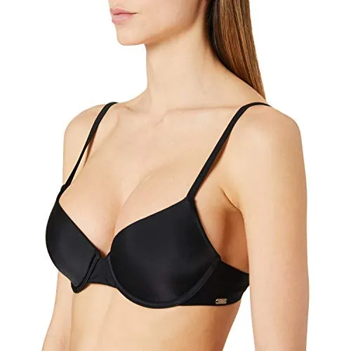 Schiesser Damen Bügel Top Bikini, schwarz, S