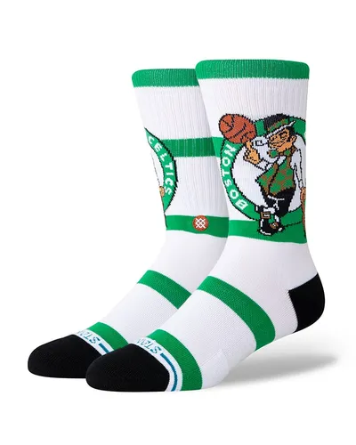 Stance Tagessocke Crew NBA Boston Celtics Logo weiss/grün in weiß von Stance