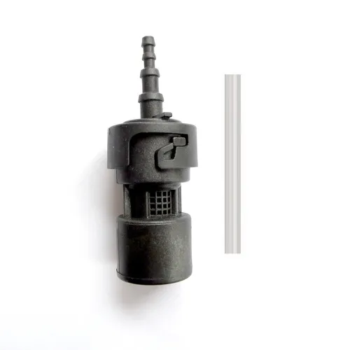 Fussventil, Rückhalteventil 4x6mm inkl. 2 Meter Saugschlauch PVC 4x6mm