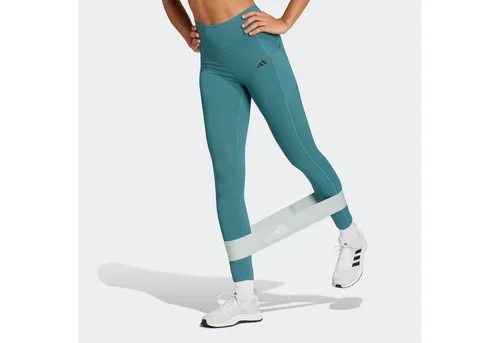 adidas Performance Trainingstights OPTIME RIB 7/8-LEGGINGS grün XS - Sportliche 7/8-Leggings aus elastischem Material für optimalen Tragekomfort. Ideal für das Training, mit elastischem Bund und moderner Passform. Die perfekte Wahl für aktive Frauen!