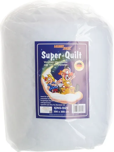 Volumenvlies Super Quilt, King Size 3 x 3m von Hobbybest