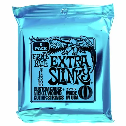 Ernie Ball Extra Slinky 3-pack 3225 von Ernie Ball