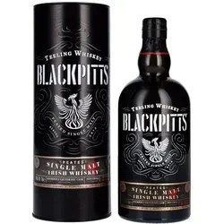 Teeling Blackpitts Irish Whiskey 46% Vol. 0,7l in Geschenkbox - Whisky in eleganter Geschenkbox, mit einzigartigem rauchigem Charakter und fruchtigen Noten – das perfekte Geschenk für Whisky-Liebhaber.