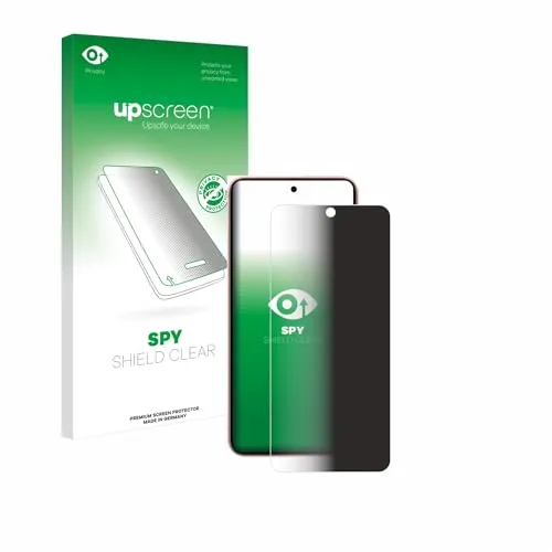 upscreen Anti-Spy Blickschutzfolie für Google Pixel 8 (case-friendly) Made in Germany, Privacy Screen-Folie [Sichtschutz, Blaulichtfilter]