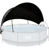 Pool Sonnensegel EXIT rund Ø 300 cm schwarz von EXIT Toys