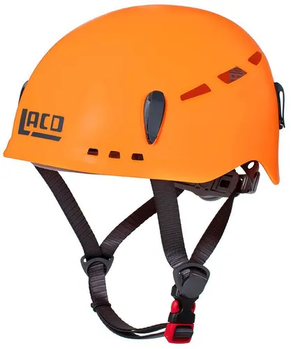 LACD Protector 2.0 Kletterhelm neon orange - Widerstandsfähiger Kletterhelm mit Hartschalenkonstruktion für höchsten Schutz beim Klettern, Bergsteigen und mehr. Verstellbar für alle Kopfgrößen (53-61 cm) und mit 14 Lüftungsöffnungen für optimalen Tragekomfort.