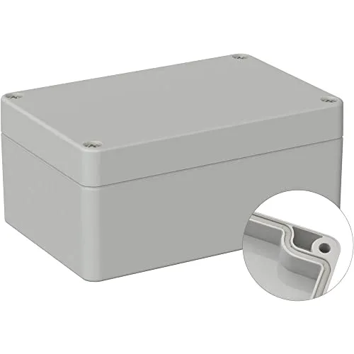 TRU COMPONENTS BOX4U TC-9065608 Universalgehäuse 120x80x55 ABS lichtgrau (RAL 7035) 1 Stück