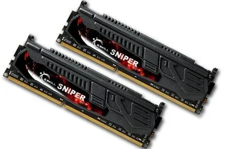 G.Skill Sniper 8GB (2 x 4GB, 1866 MHz) - DDR3-RAM für PC, hohe Geschwindigkeit mit 1866 MHz für optimierte Gaming-Performance und Multitasking.