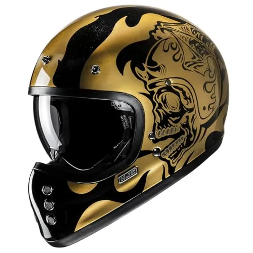 HJC, Integraler Motorradhelm V60 Flame MC9, S