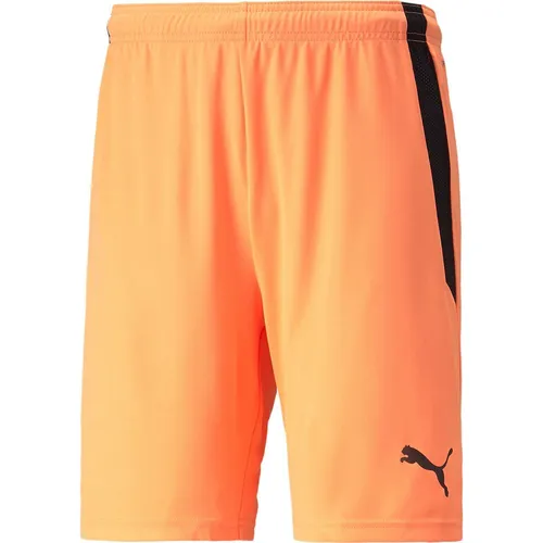 Puma Teamliga Shorts Kinder - Neonorange von PUMA