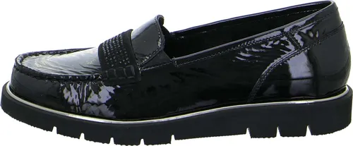 Ara Komfort Slipper Damen 31383833303936 Schwarz 37 1/2 EU - Slipper & Loafer mit modischer Steinchenbesetzung und Oxford-Look, ideal für schicke und legere Outfits. Die gepolsterte High Soft Decksohle sorgt für höchsten Tragekomfort.